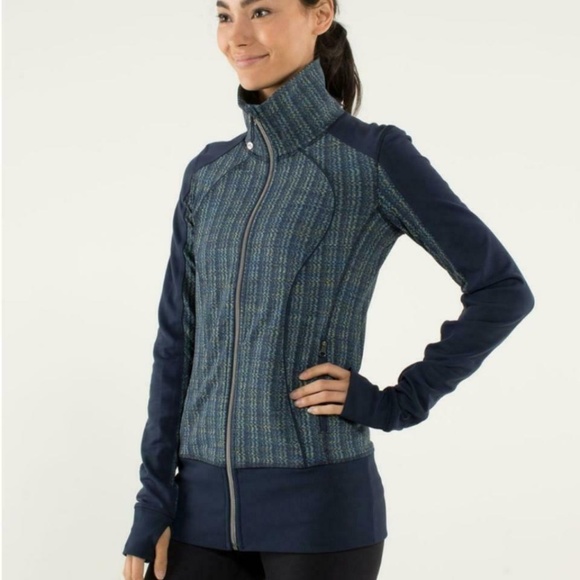 Lululemon Asana Jacket in Ziggy Wee August Inkwell - Picture 1 of 11
